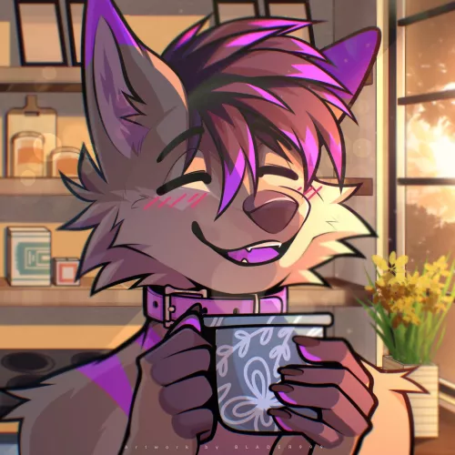 Average cafe enjoyer - Art by me @masterblader191 (Twitter) by Blader191