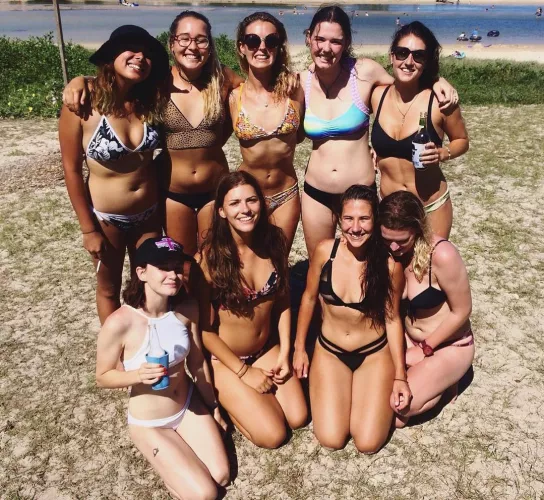 Beach Girls: Back 1-5 Front 6-9 by everlasting_678