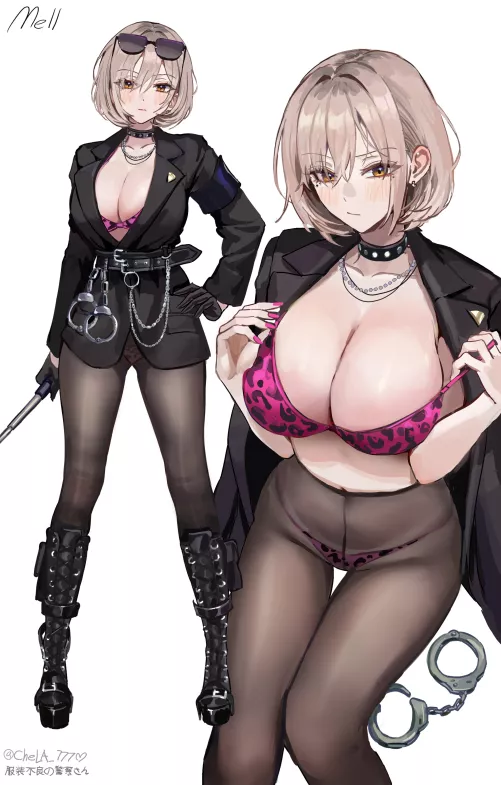 Ecchi Officer [Artist's Original] by CheetahSperm18