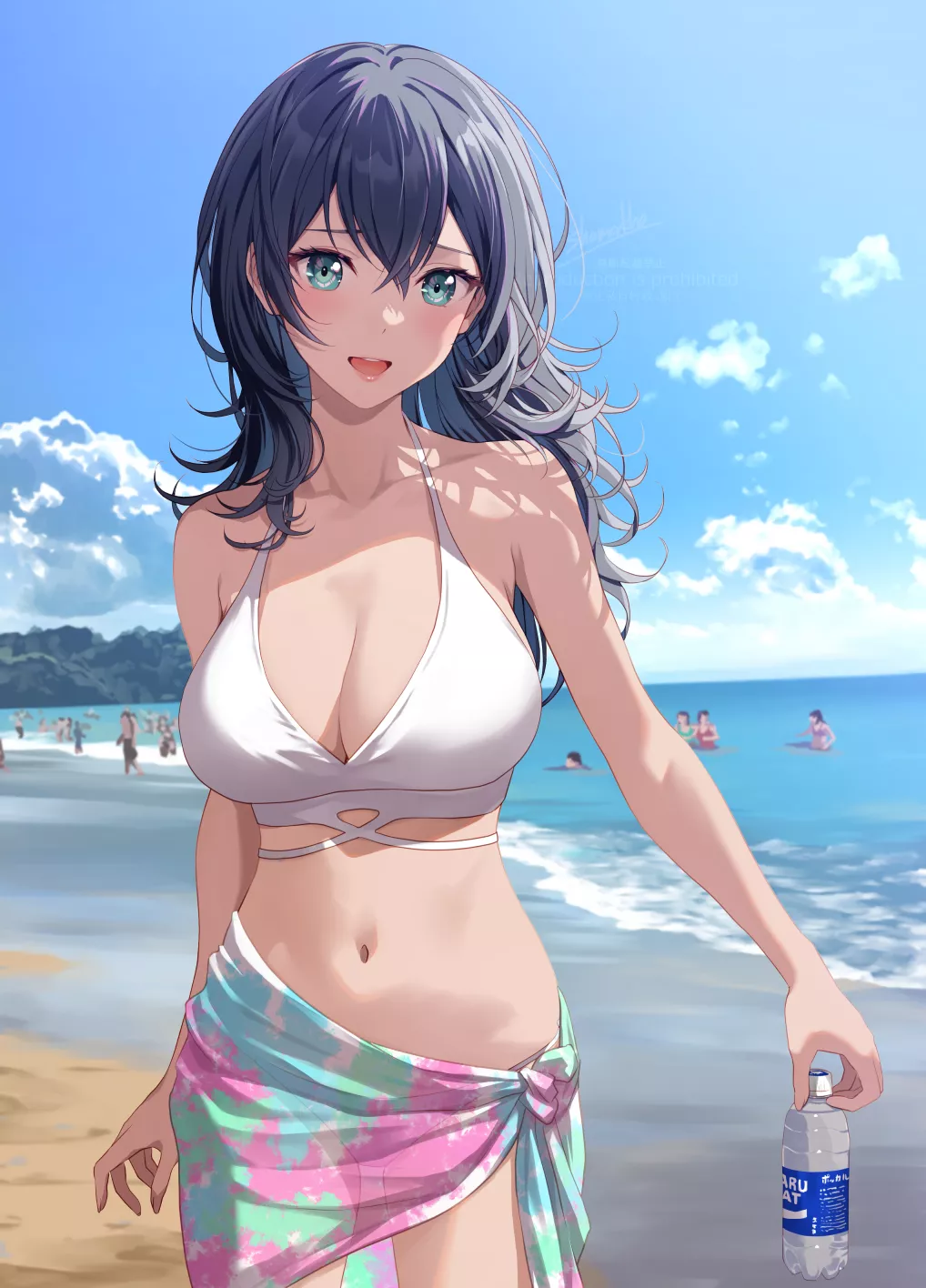 Elegant at the Beach (shamakho) [Kenzen Kanojo Uruka-chan | Original] posted by elegantloveglimmer