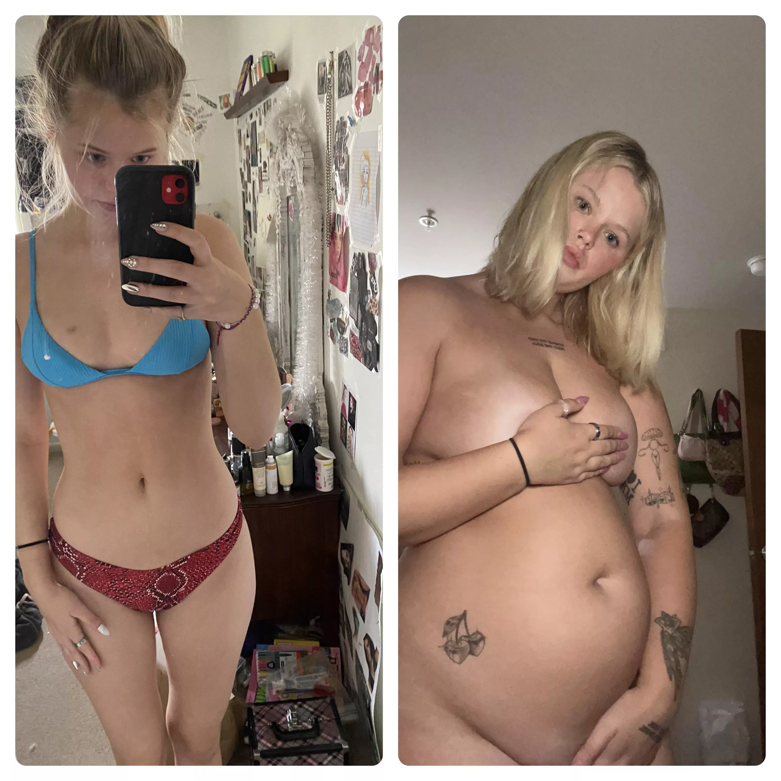 Oh what a change😩 posted by wispy_girlwa