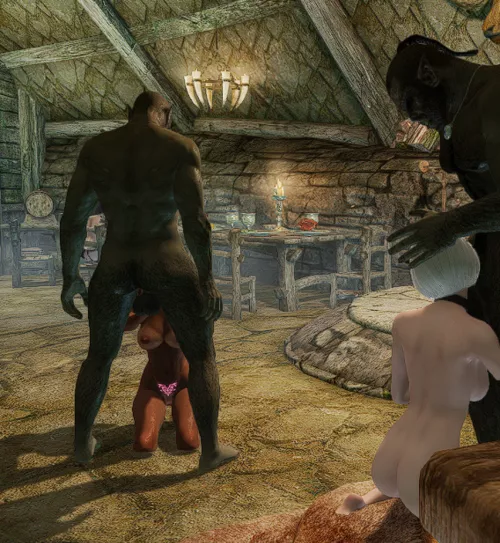 Orc slaves by FallingTho