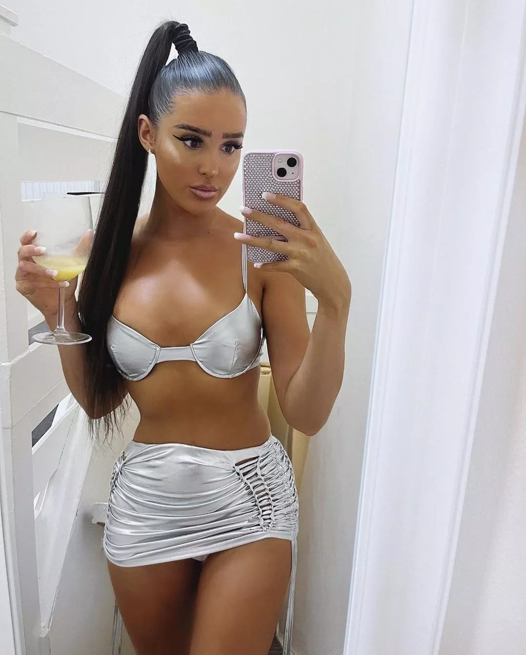 Shiny slut flashing her panties posted by corruptusextremis