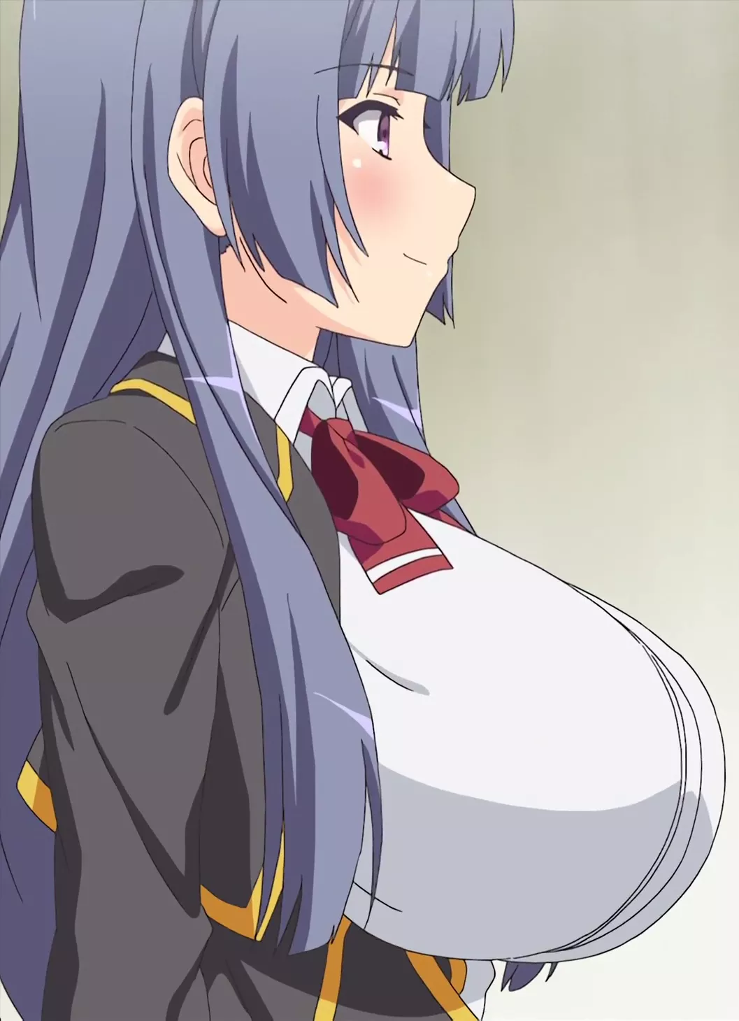 Stitch of a sideview of Reika Segawa from [Kyonyuu Dosukebe Gakuen] posted by BopSomeElks