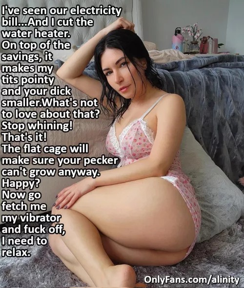 The cold showers will also make sure your cage isn't too uncomfortable. by Lookingforcoolname