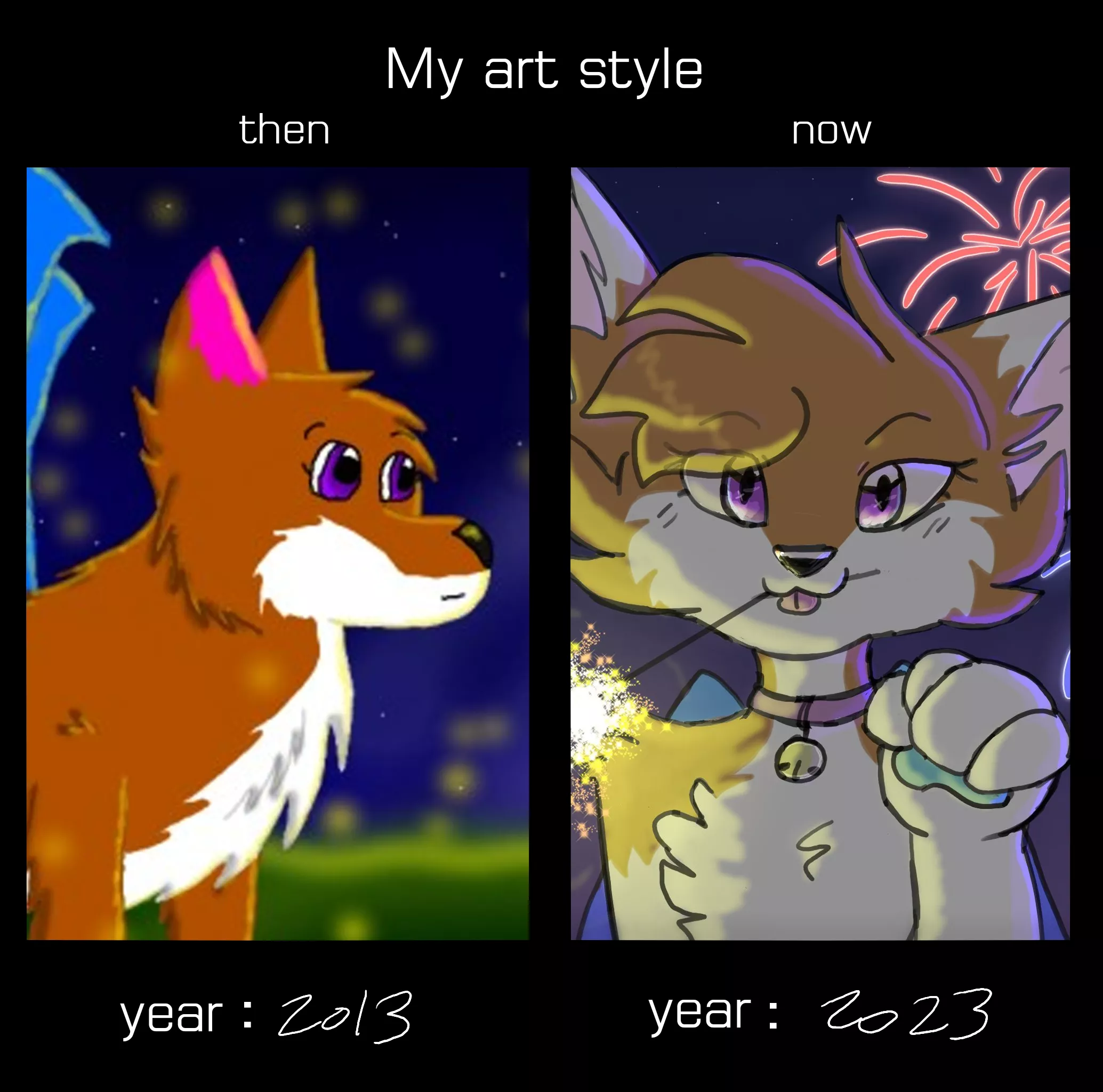 10 years difference ?! posted by Snowwingedwolf