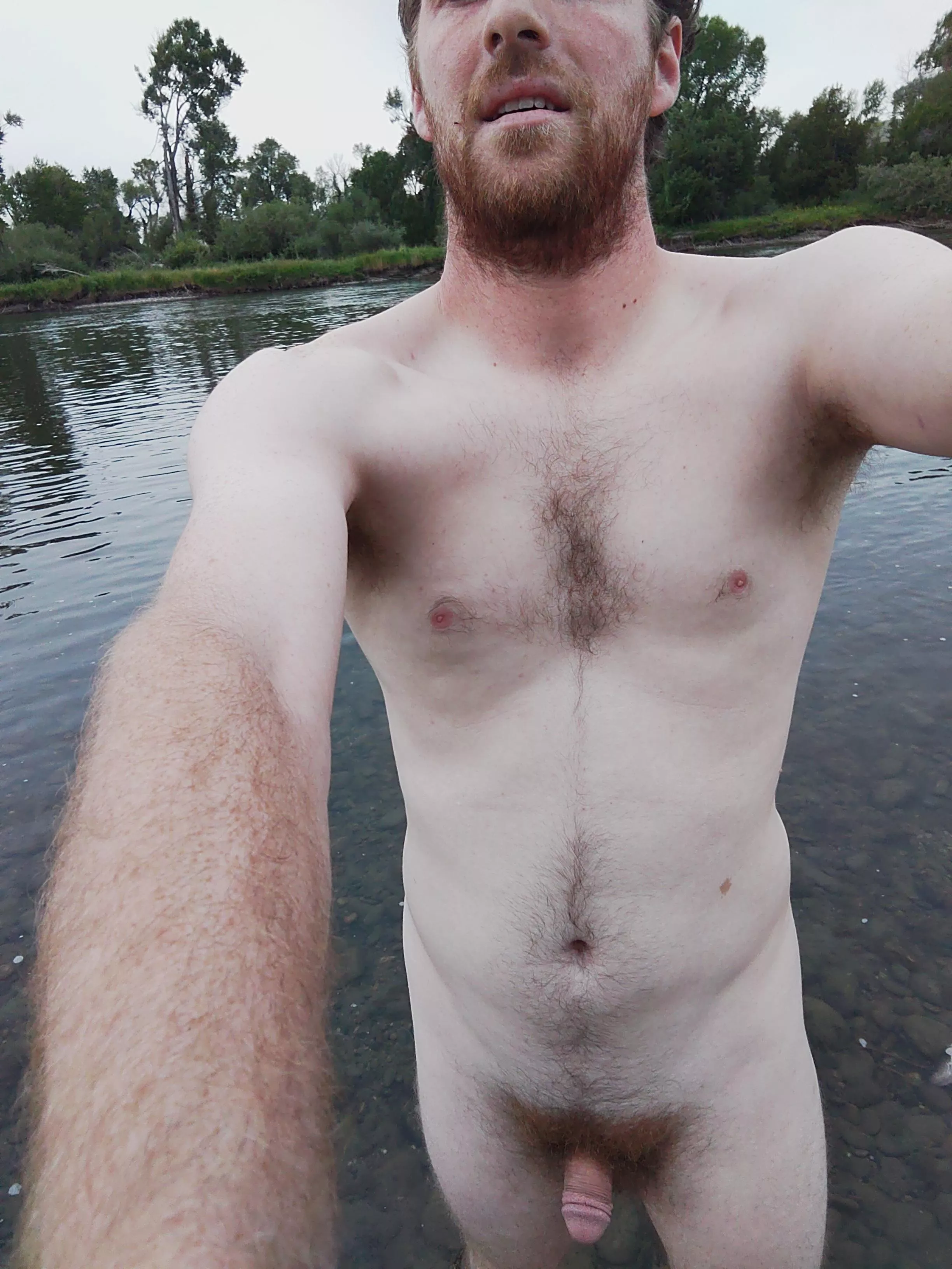 A little grey, but still had a good time at the river posted by Junior_Rub_8009