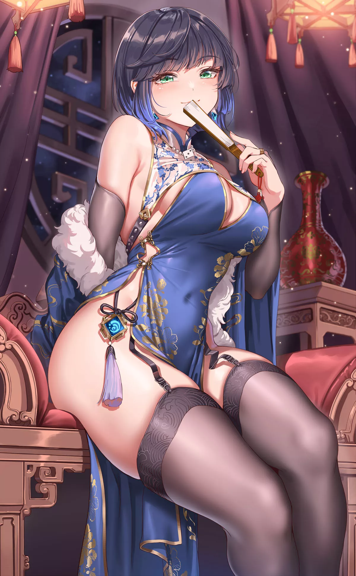 Cheongsam Yelan Thighs posted by ArmorXIII