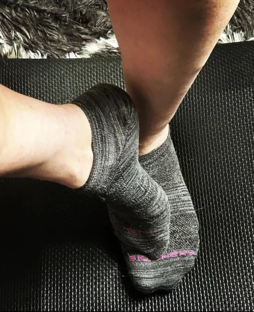 Day 4 of these comfy ankle socks OC 29F by BettermentForMoi