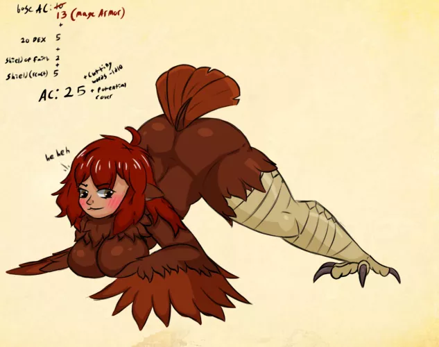 Decided to see how high AC my bard could get without any actual armor. Or clothes. by AncestralAltAccount