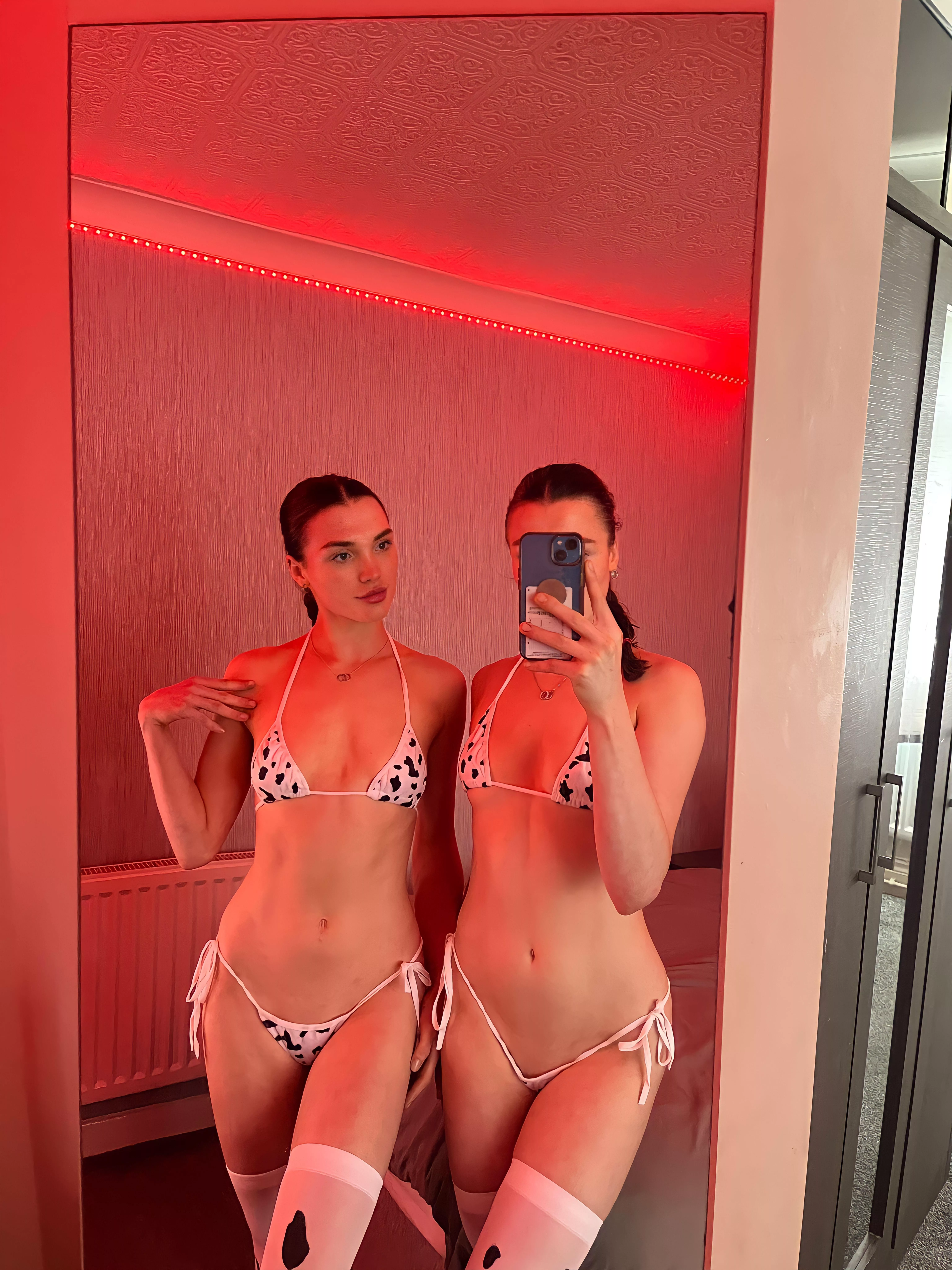 Do you like our outfit ? posted by Twinsbcontent