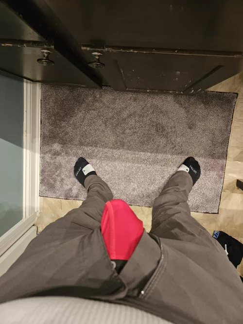 Getting dressed for work by chalwood52