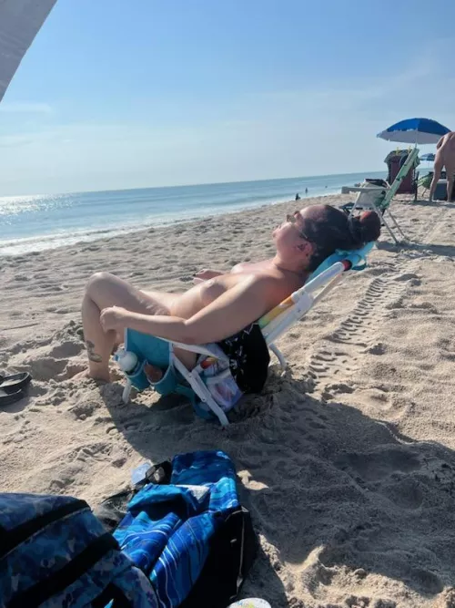 I love getting my tan on at Playalinda by Wildorchid0702