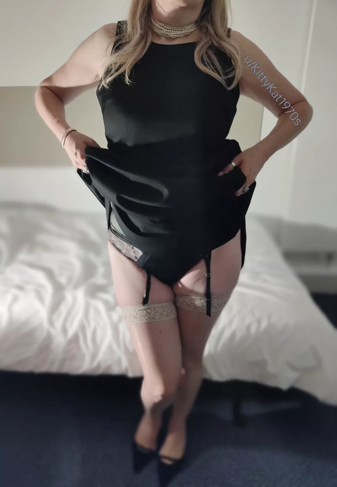 I went out to a gala dinner last night. I (51F)elt amazing dressed like this. posted by KittyKat1970s