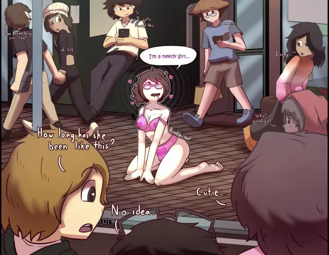 It is bad etiquette to leave your hypnotized subs out in the open with no supervision, lest they get lost, get taken disadvantage of, or start brainwashing more people, rare, but it has happened. (Oc) (brushie_art) by Smp_clipz