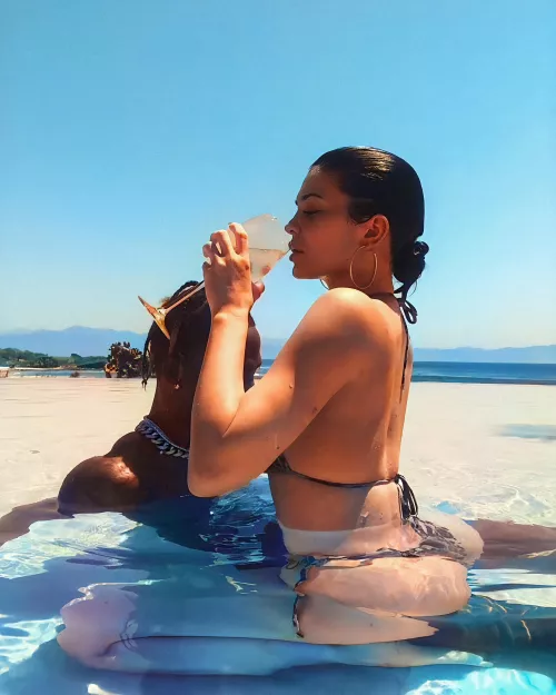 Kylie in the pool by Lovegyattt