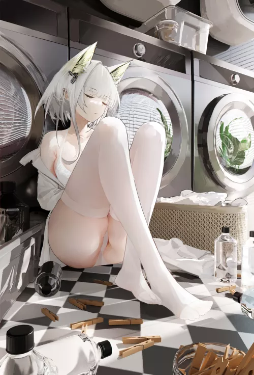 Laundry Thighs [Arknights] by ArmorXIII