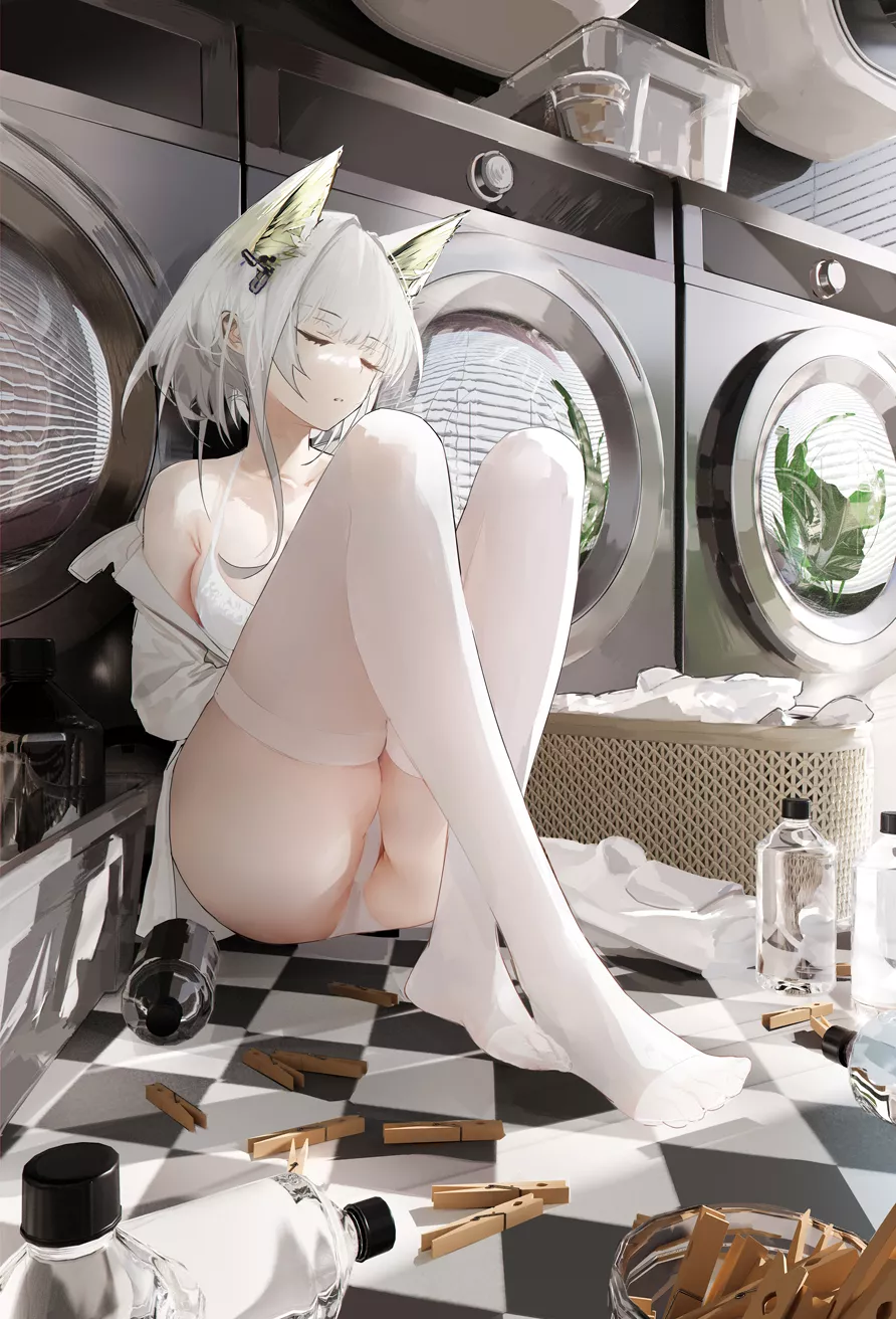 Laundry Thighs [Arknights] posted by ArmorXIII