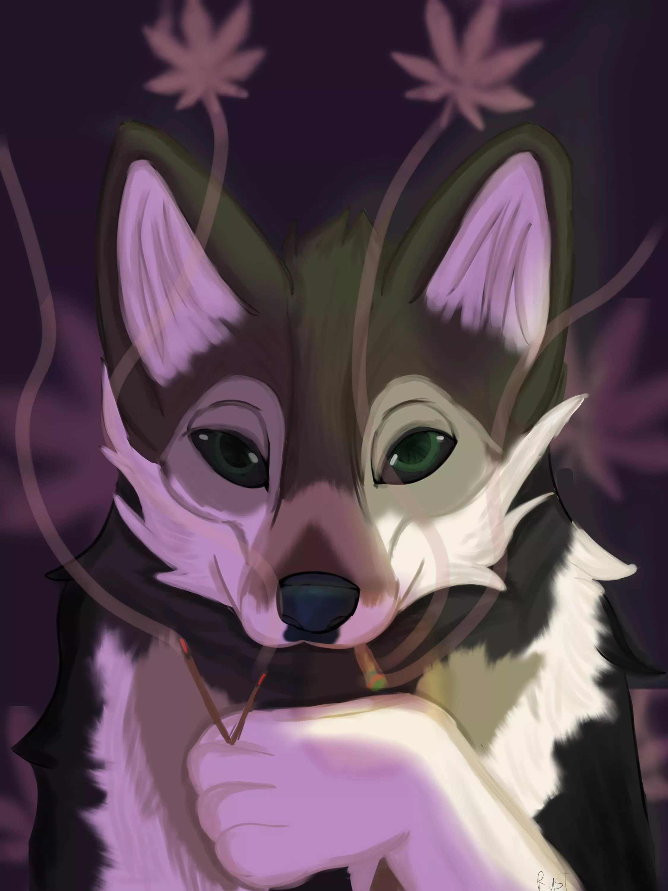 weed just became legal in my state, so i drew this 💨💨 posted by hehelolfu