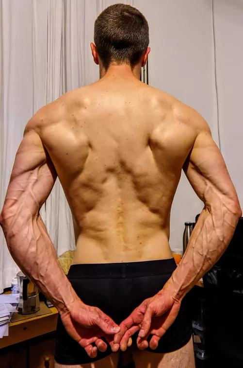 A climbers back by bookehuck