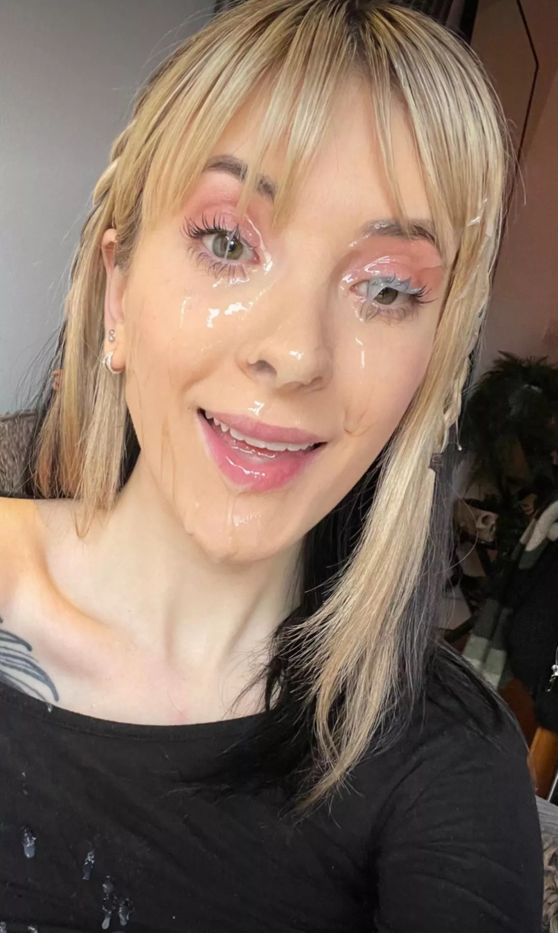 always smiling when I have a facial :) posted by jadevowofficial