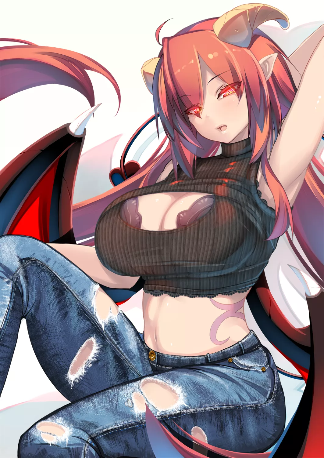 Astaroth & cleavage window [Monster Girl Quest] posted by Zewen_Senpai