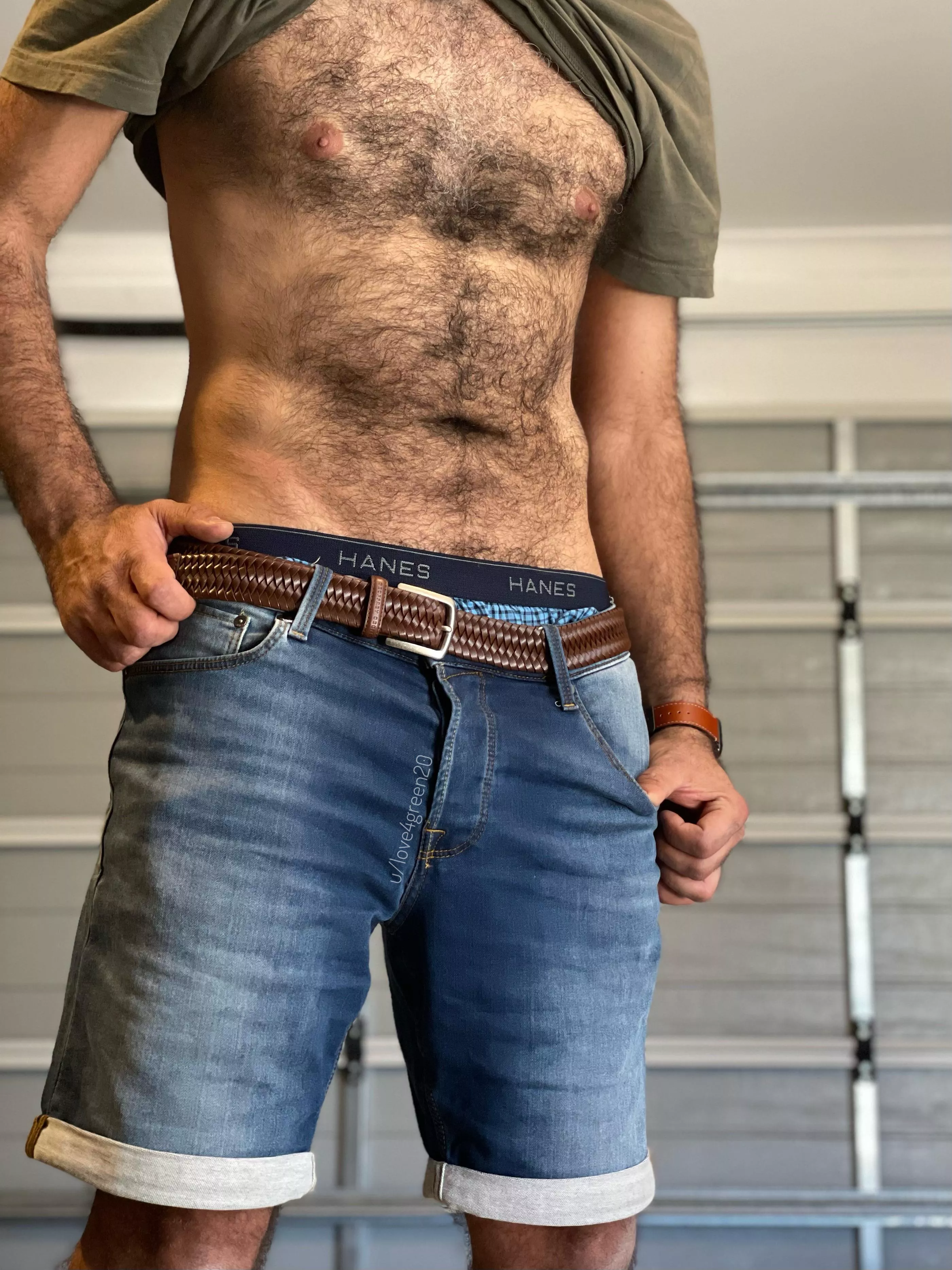 Come say hi to your typical suburban dad next door who hangs out in the garage very often. posted by love4green20