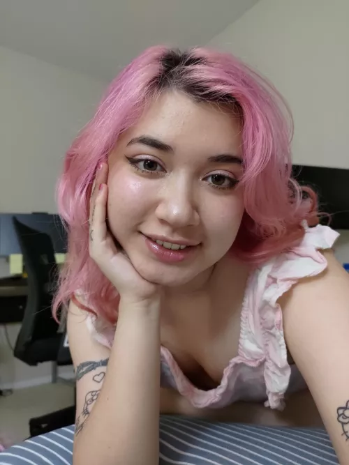 had a rough day but still trying to smile, how was urs? by RainbowValentine