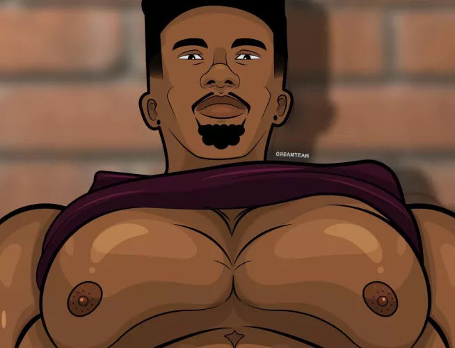 It’s started with a pec pic by mrNSFW_art