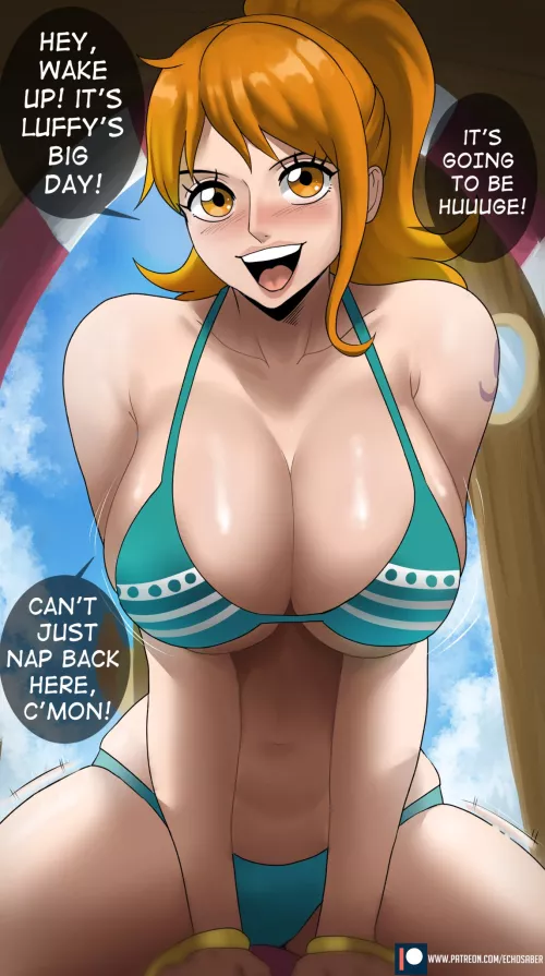 Nami is all geared up (EchoSaber) by Kuro-Oji