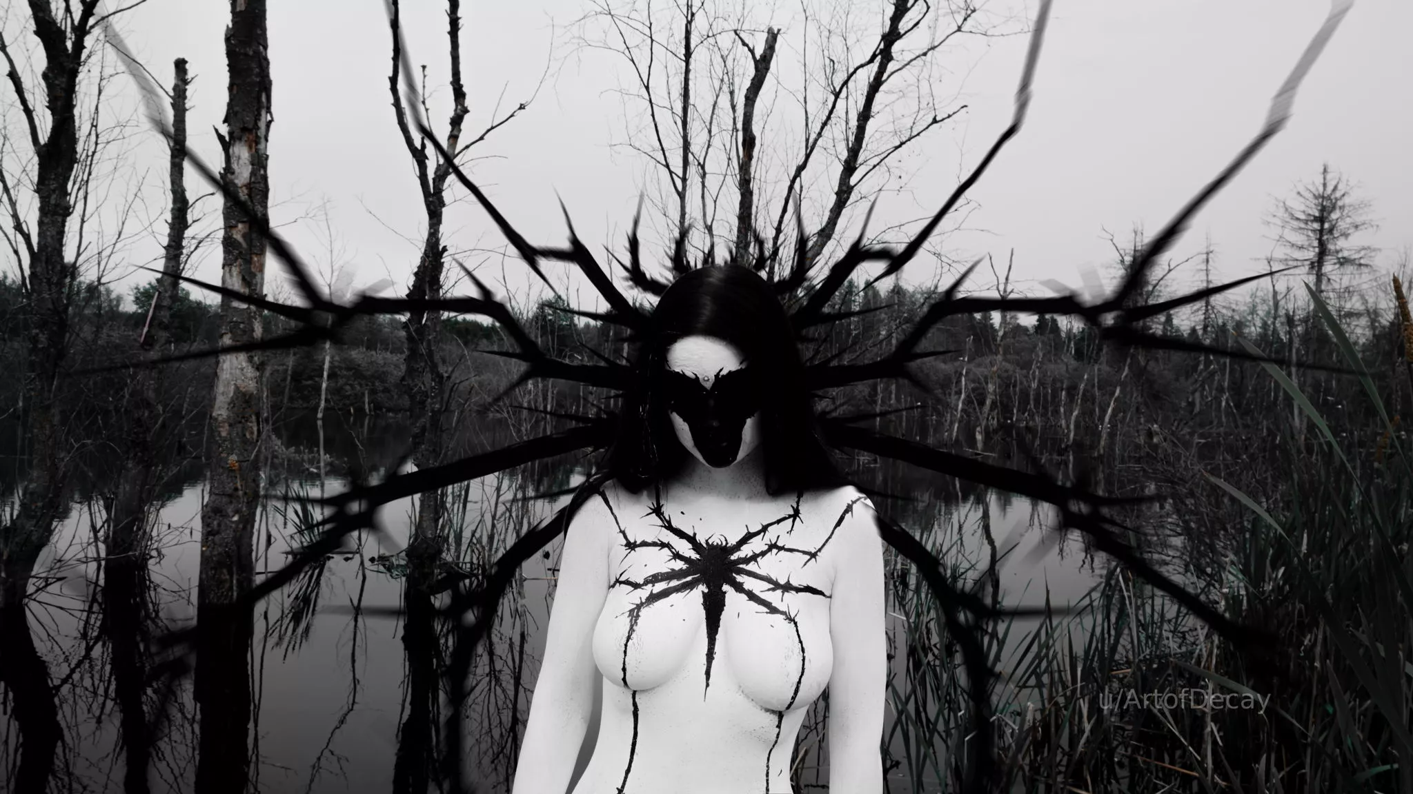 Sexy-Venom photoshoot model Kate-Zvkvt photo Roycoreroy bodyart ArtofDecay posted by ArtofDecay