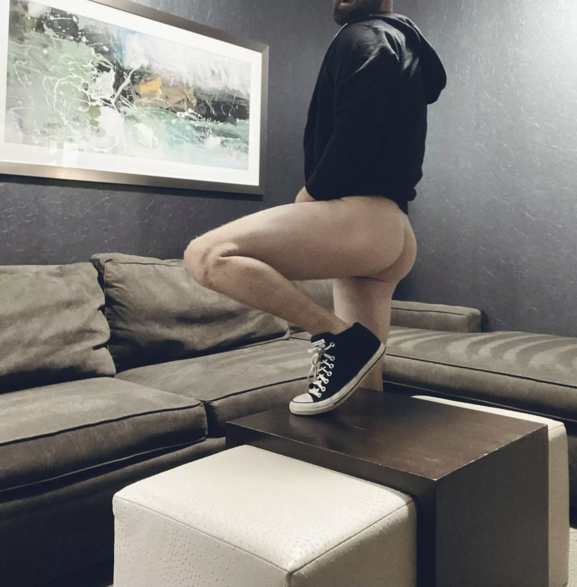 Sometimes I show two different photos to my barista and let her decide which one I should post. Today this was her choice. I suppose you can thank her. posted by xxinsatiab1exx