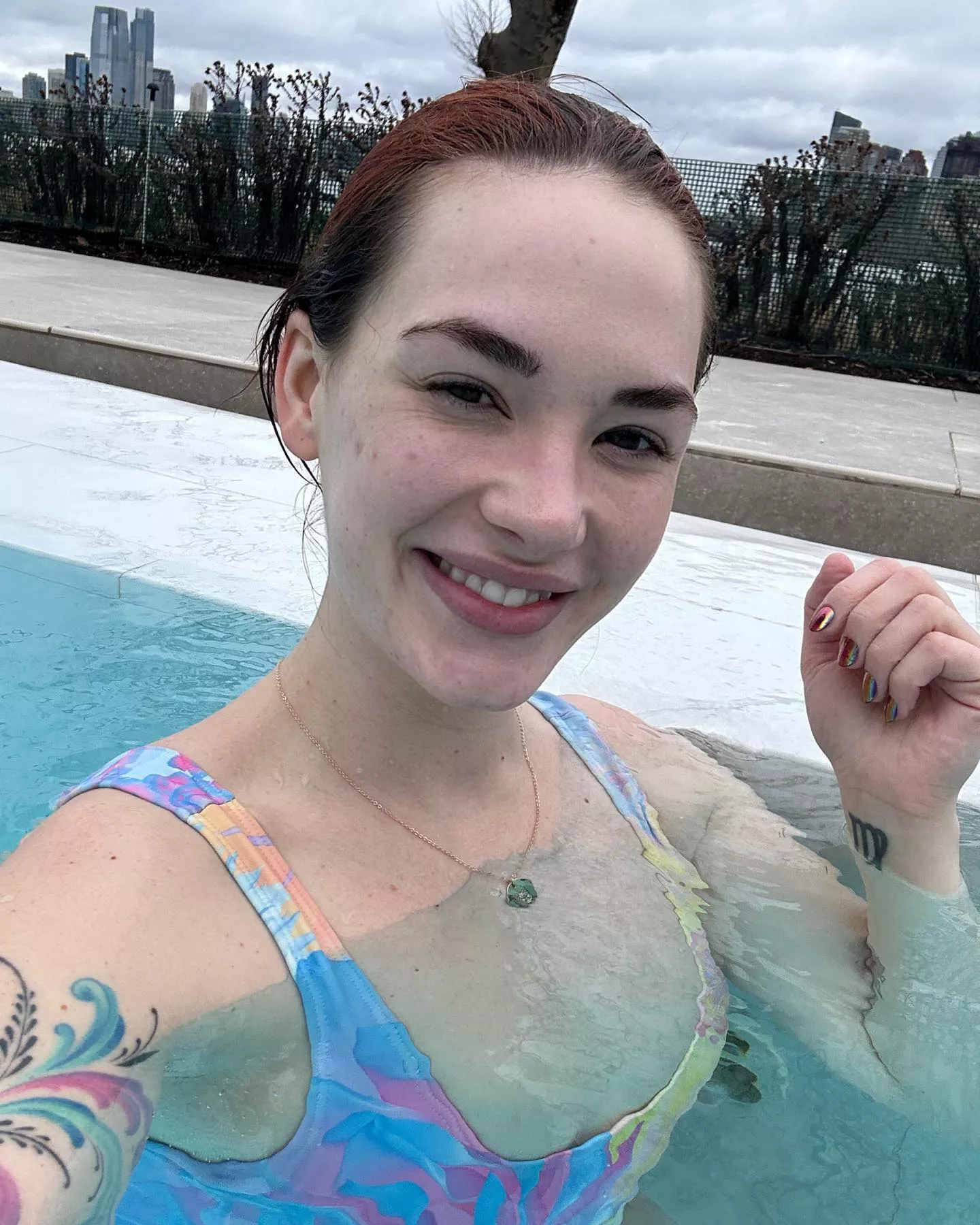 Thats called natural beauty.. I can lick her face all day. posted by Electronic_Bit354