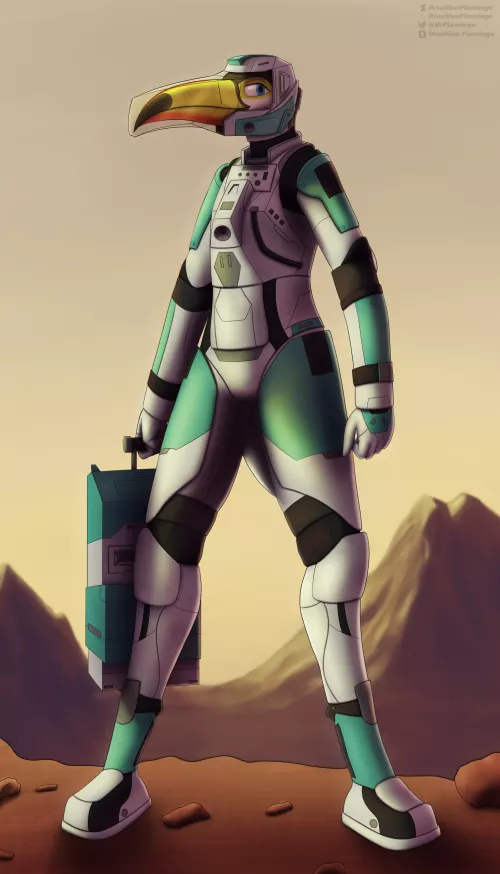 A toucan in Mars by BrazilianFlamingo