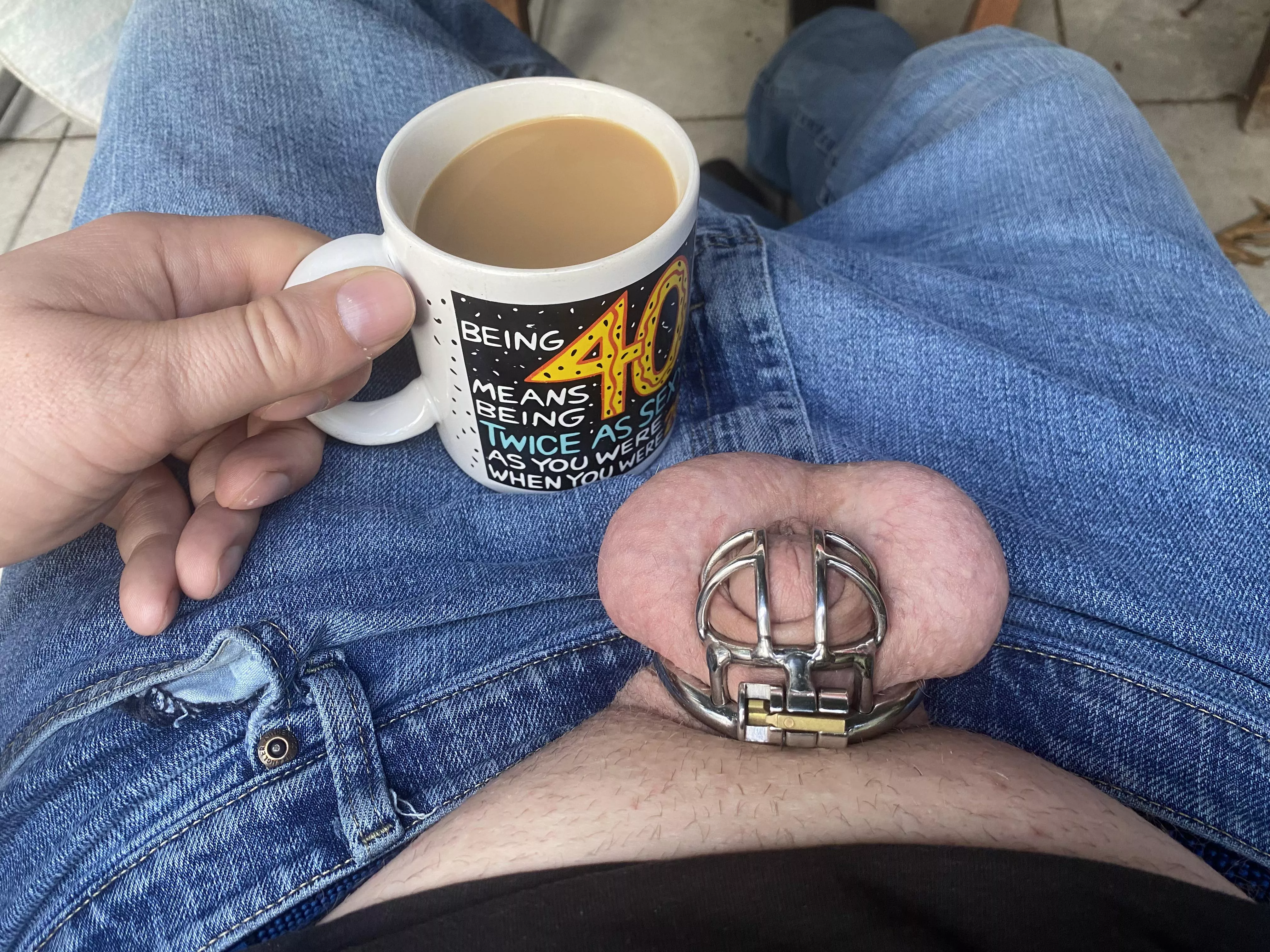Coffee and cage, perfect together posted by WifesProperty2021
