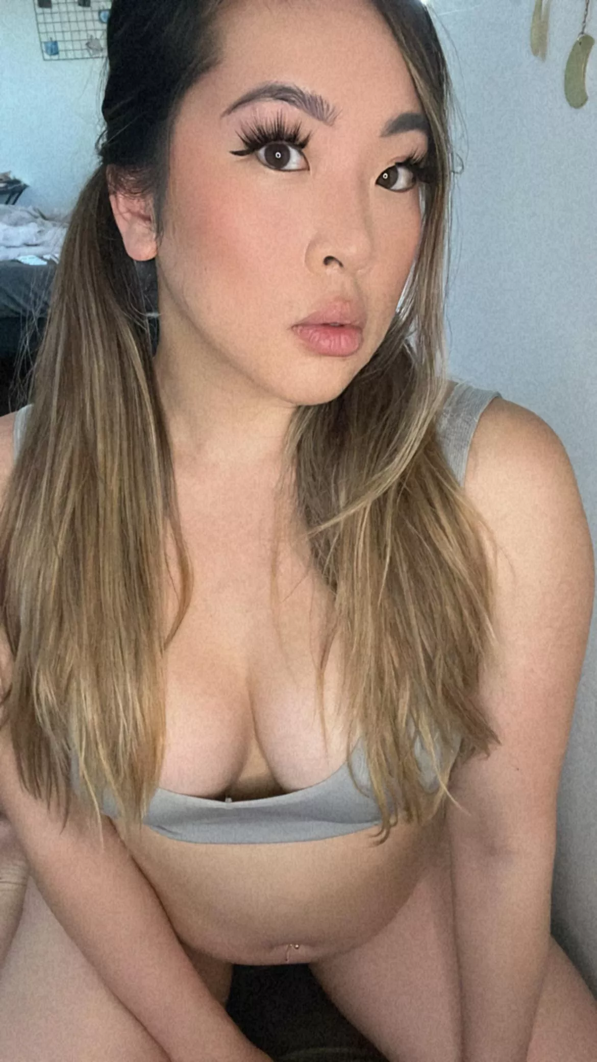 Do you like my pigtails? ^_^ posted by Laurieleexo