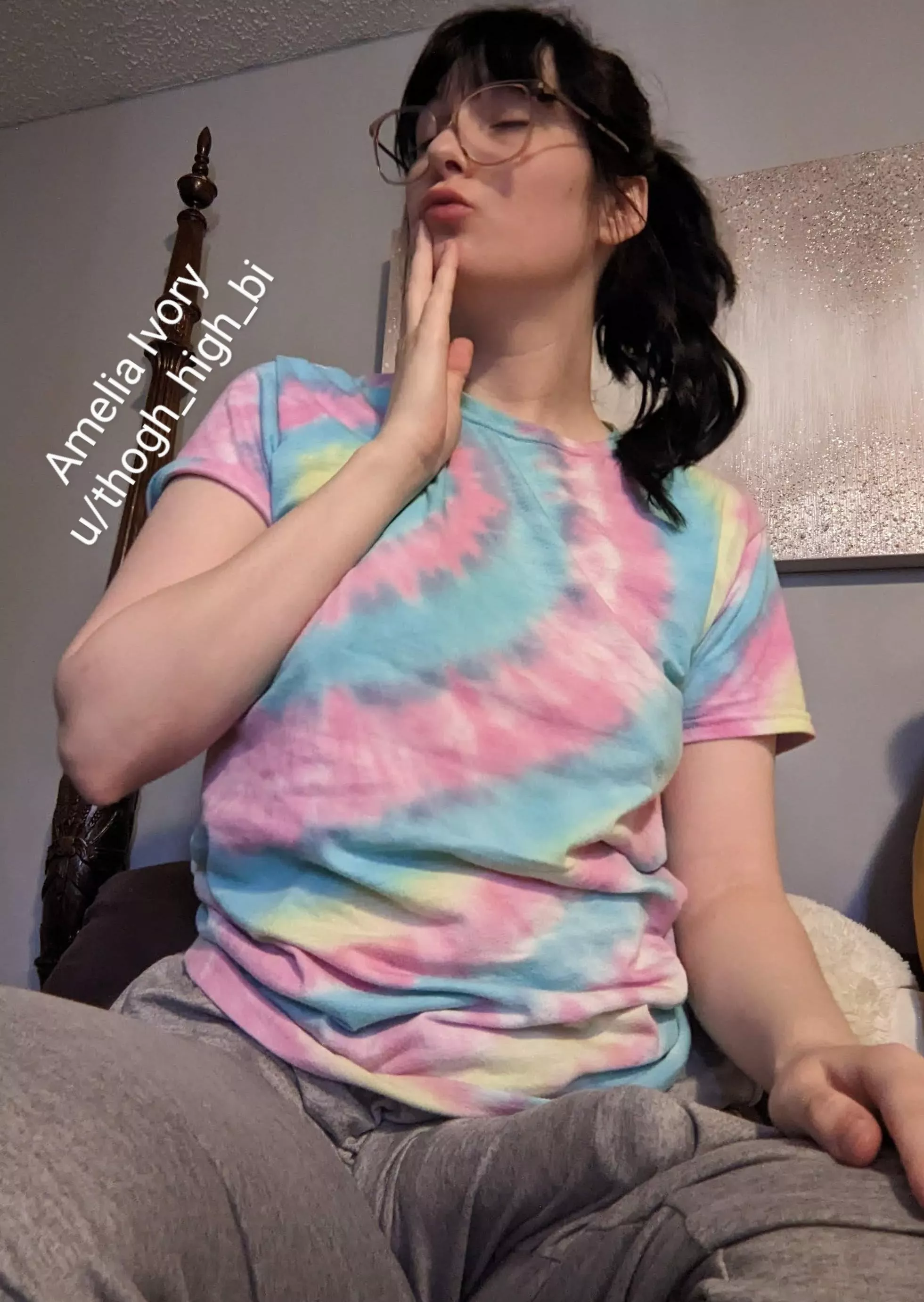 It's not that noticeable in these sweats, right? posted by thogh_high_bi