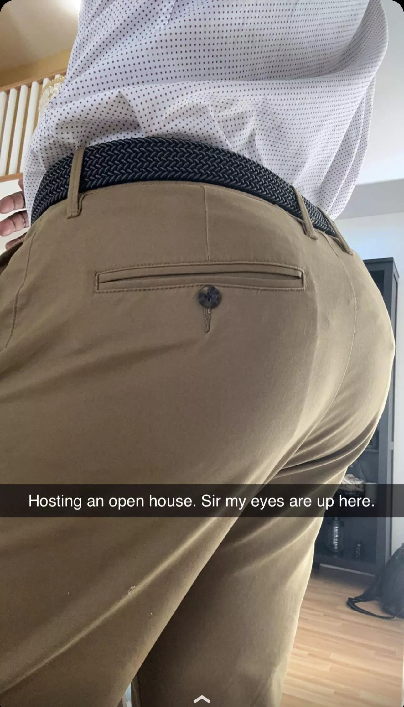 Just your neighborhood Realtor. Caught my client looking at it. No wonder he likes my showings. posted by Realistic-Net2510