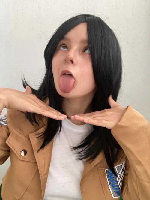 mikasa by me :3 by melspringg