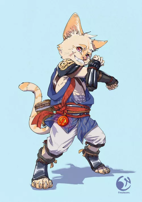 [OC][Art by me] Cream, the Rune Knight by cng12