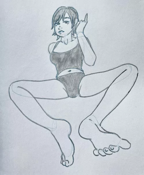 ready for you (pinkkimochi) [OC] by pinkkimochi