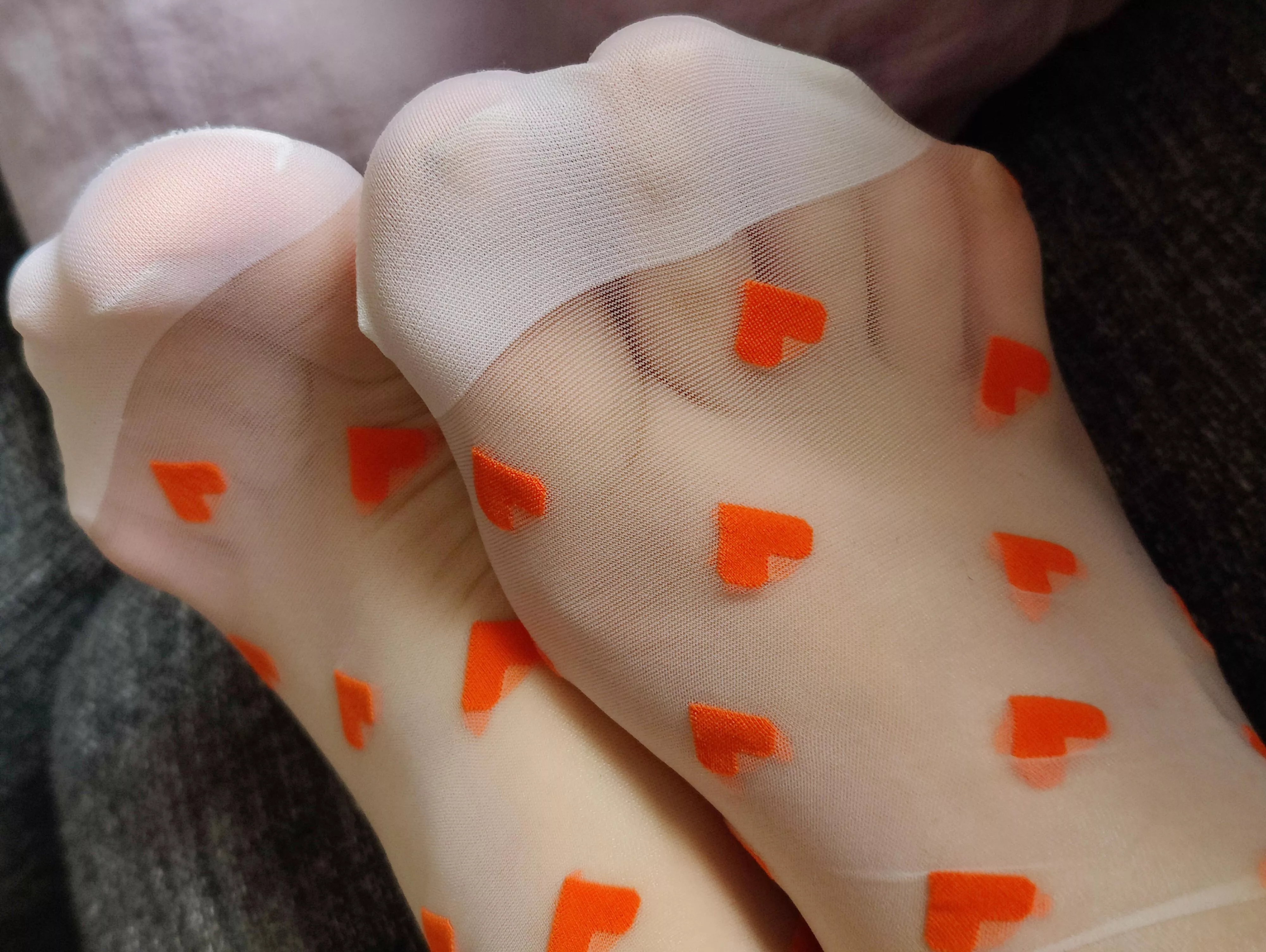 These are so soft and perfectly thin, I bet you could still taste my feet through them 👅 posted by sharingSophia