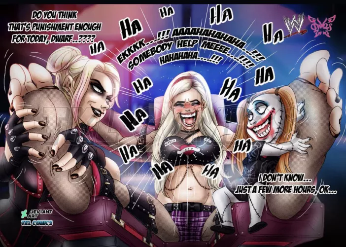 Tkl comics Alexa vs liv Morgan by Sole_stroker_87