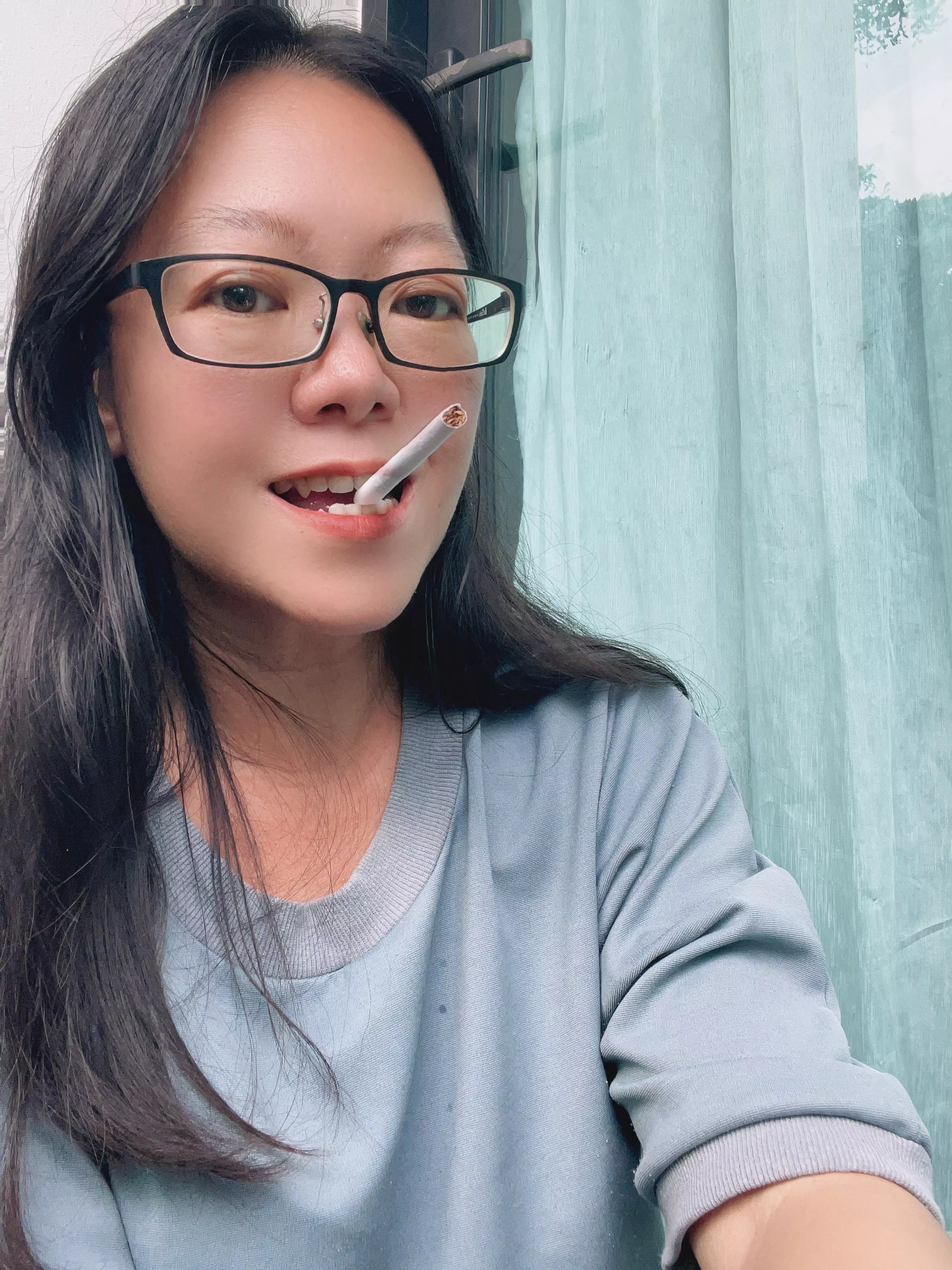 Feeling cute might smoke more later posted by cheenabookit