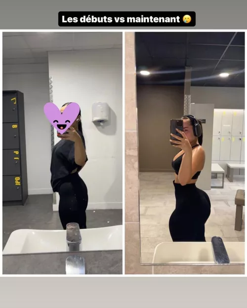 How she started vs. where she is now by JustFriendlyToday