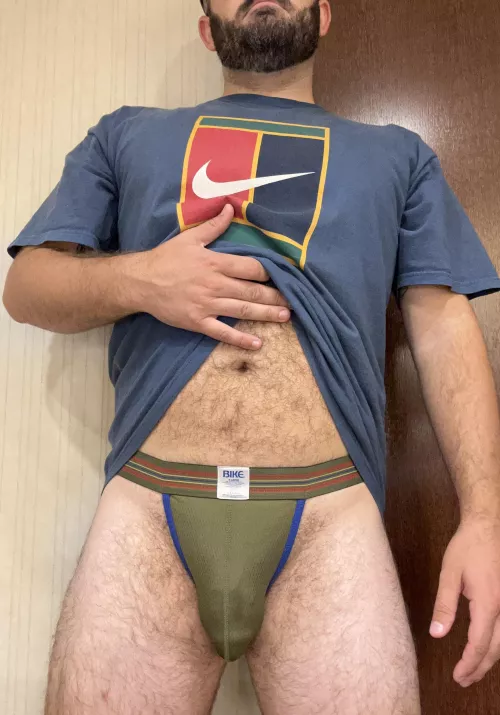 I love the matchy-ness of my jock and shirt! Dm if you do too! by [deleted]