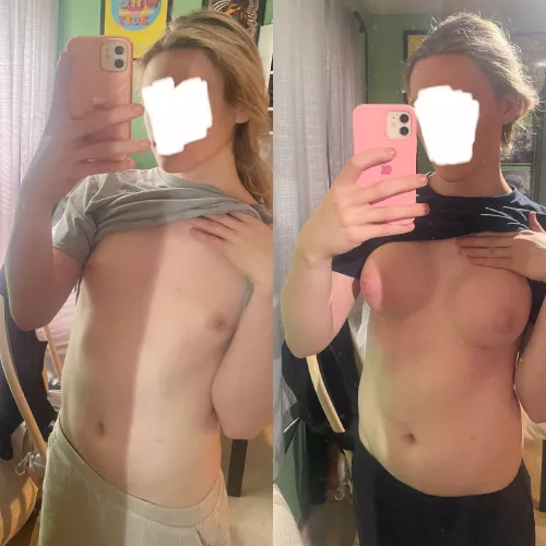 June vs July - Who knew $8k could make you so much more confident? by sparklingnoodle