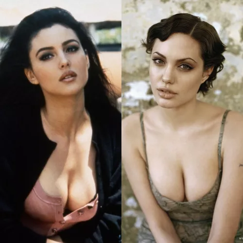 Monica Bellucci vs Angelina Jolie by wise_memer
