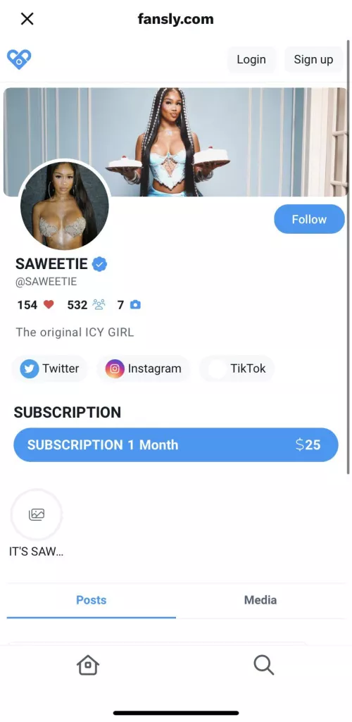 SAWEETIE GOT AN ONLYFANS NOW ?! by Odd_Stick_2348