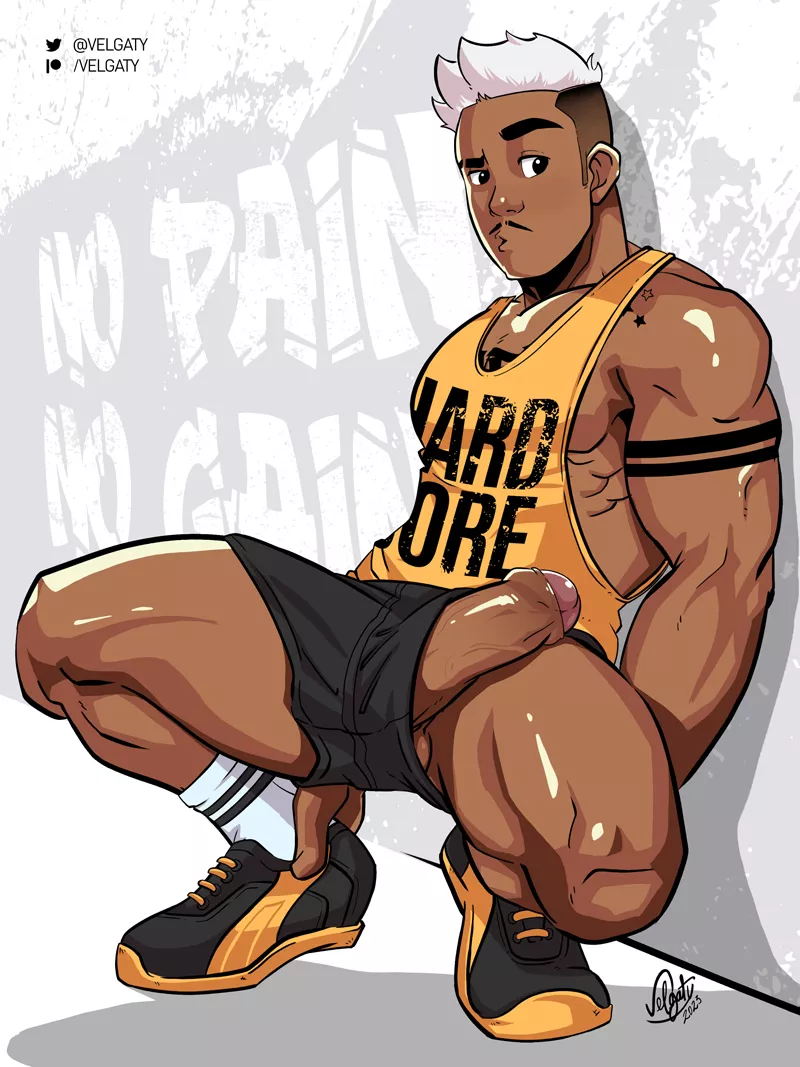 Training break (@Velgaty) posted by Anti-Power_Mode